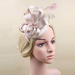champagne wedding hats
