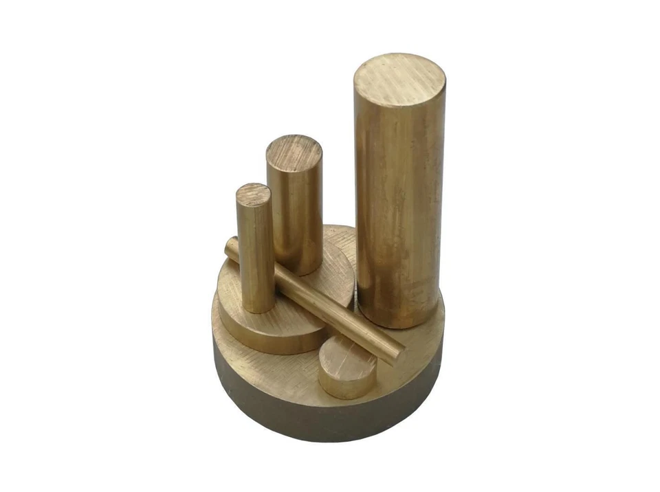 Laiton Rond Vitre Longueur von10mm-50mm Choix Libre À Ø100mm MS58 CuZn39Pb3 - Photo 1/1