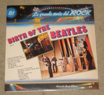 Birth of The Beatles La Grande storia del Rock Italy import LP