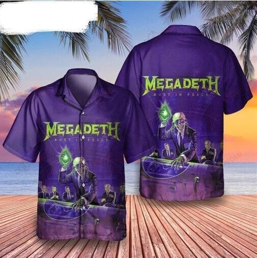 Megadeth Rust In Peace 2 Hawaiian Shirt