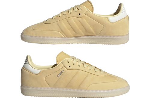 Adidas Samba Original Men's Shoes Almost Yellow/White Off Sz10 IE4955 - Picture 7 of 9
