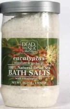 1 Count Dead Sea Collection 34.2 Oz Eucalyptus Oil Natural Dead Sea Bath Salts