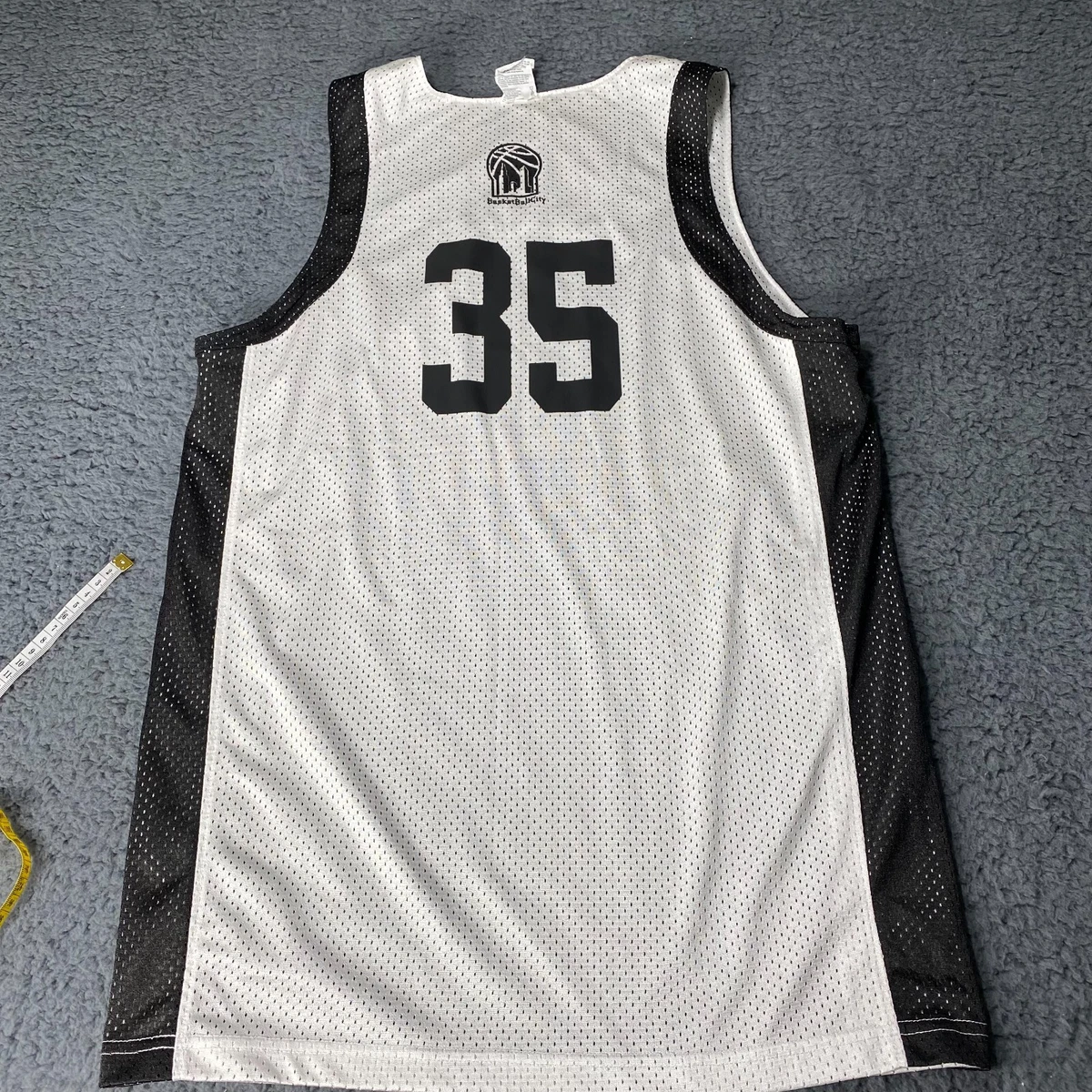 Champion Reversible Practice Basketball Jersey Black/White M