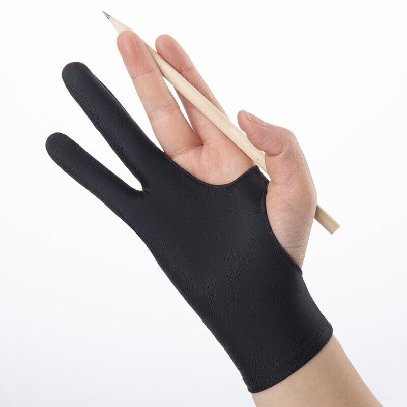 Two Finger Anti-fouling Glove Drawing Pen Graphic Tablet Pad For Artist Gloves Two Finger Anti-fouling Glove Drawing Pen Graphic Tablet Pad For Artist Gloves