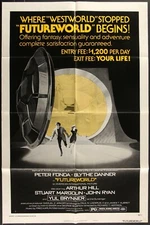 Futureworld (1976) Original Movie Poster Folded 27x41