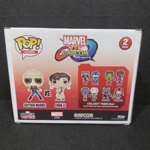 Funko POP! Games: Gamerverse -Captain Marvel Vs Chun-Li - Picture 6 of 9