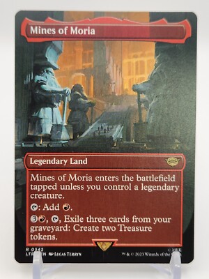 Mines Of Moria 0342 MTG-- Land- Lord of the Rings Tales of Middle Earth  