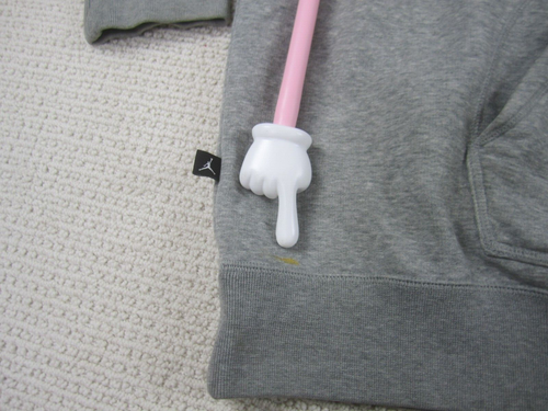 Jordan Jacket Mens 3XL XXXL Gray Zip Up Fleece Drawstring Sweater Hoodie Jumpman - Picture 3 of 10