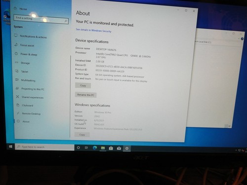 HP DC7900 Intel Core Quad Q9400 2,66 GHz, 2 GB RAM, 160 GB Festplatte Windows 10 PRO, #122 - Bild 5 von 10