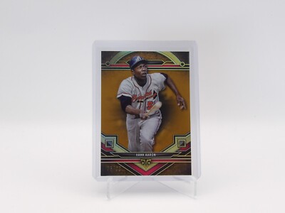 2024 Topps Triple Threads - Gold #95 Hank Aaron Atlanta Braves /99