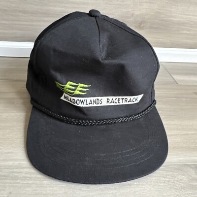 Vintage Horse Racing Yupoong Hat Cap Snapback Meadowlands Racetrack Derby 90s
