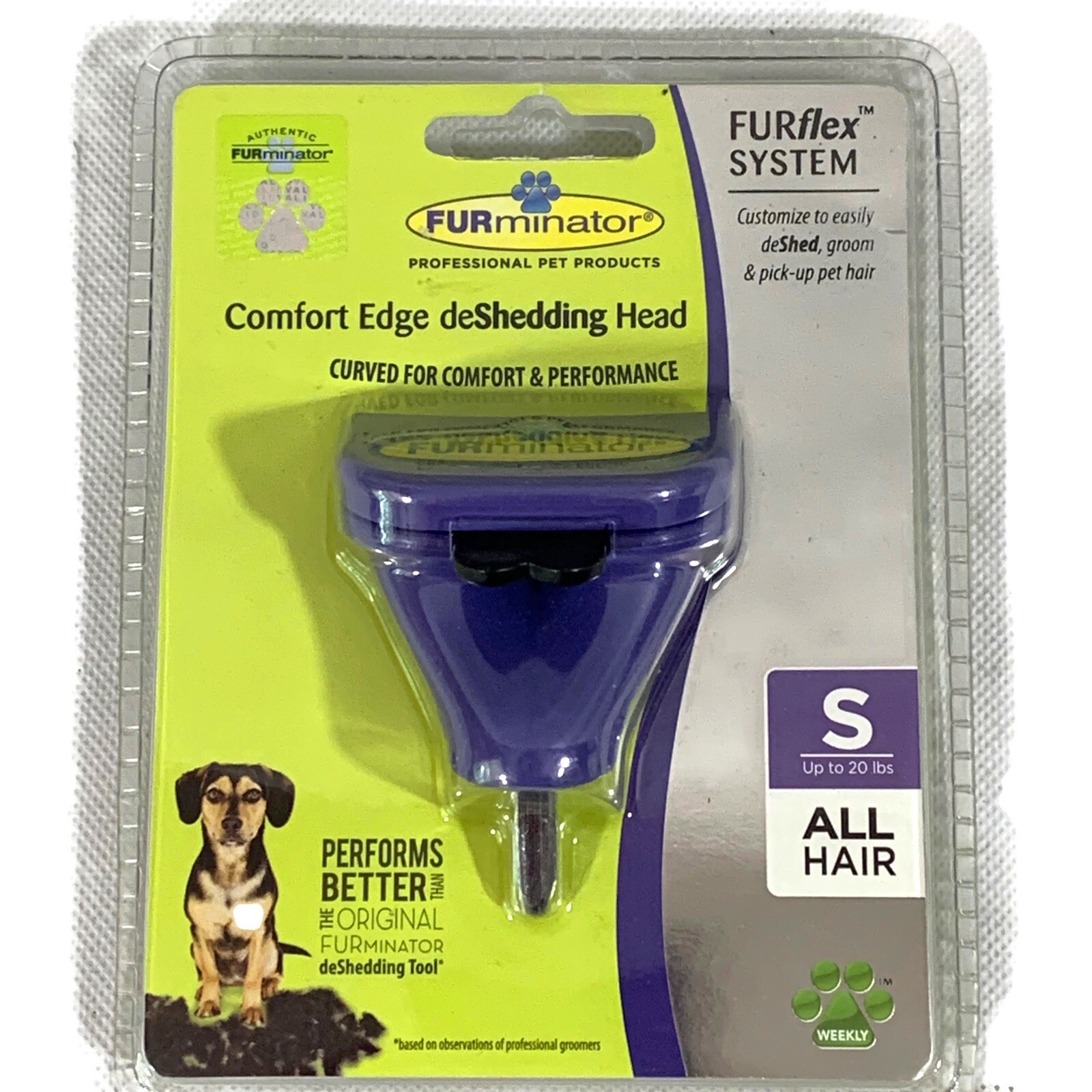 Furminator Comfort Edge deShedding Head For Use With Furflex System Size Small
