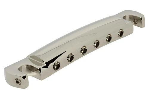 Lightweight Locking Aluminum Tailpiece for Gibson Guitars - Nickel