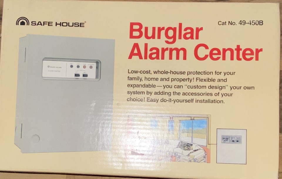 Safe House Burglar Alarm Center 49-450B New Old Stock Vintage | eBay