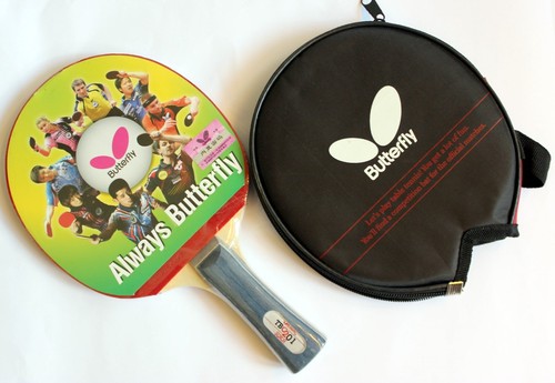 Paddle/Bate de Ping Pong Butterfly con Estuche: TBC201, TBC-201, Nuevo, GBP - Imagen 1 de 4