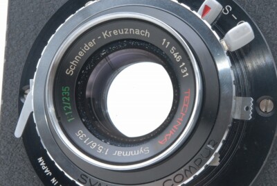 Schneider Symmar 135mm f/5.6 f 5.6 12 235mm Synchro Compur