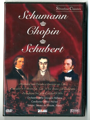 DVD / SCHUMANN CHOPIN SCHUBERT (KONZERTMUSIK) NEU IM BLISTER