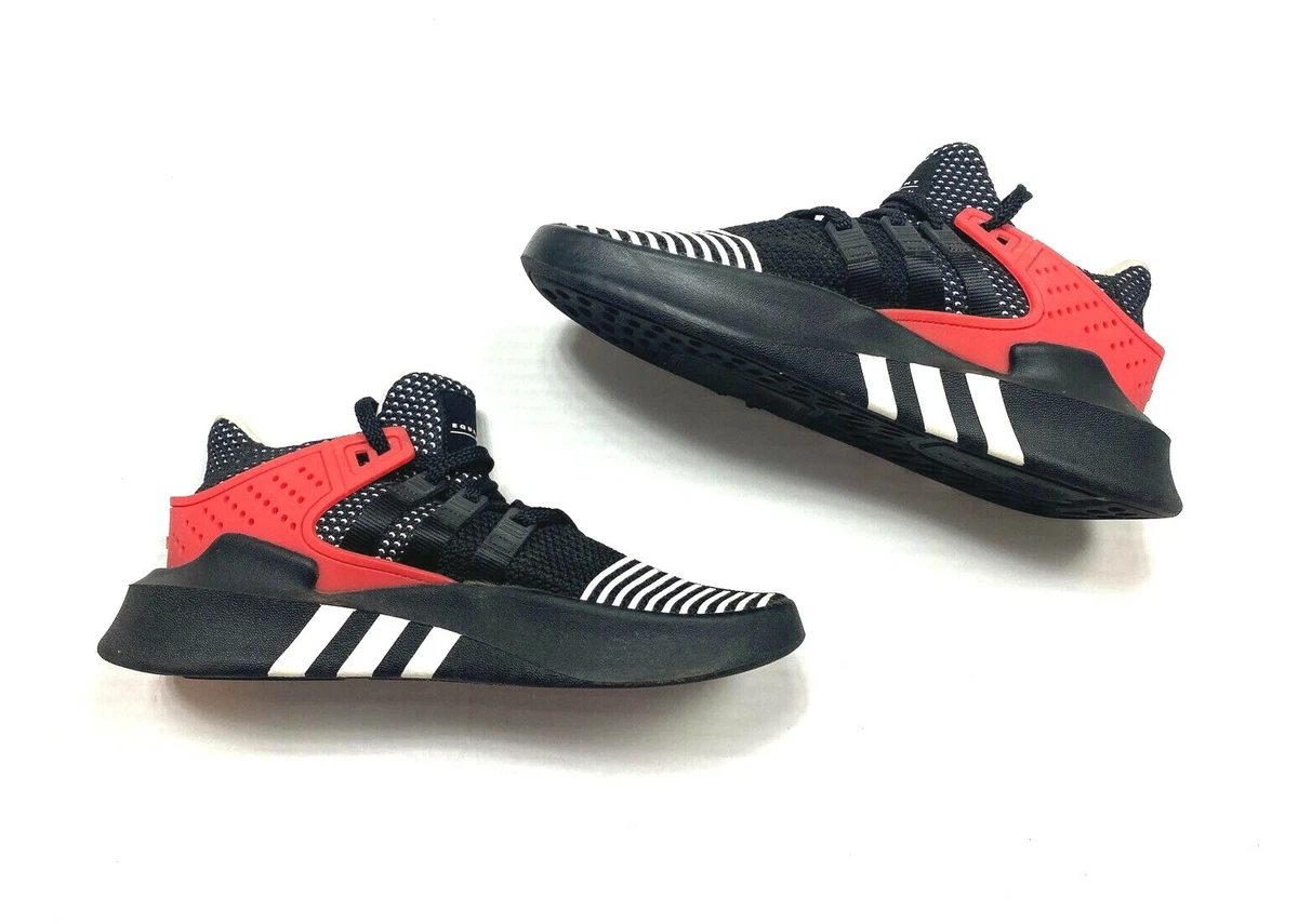 Adidas EQT Adv Red Black Sneakers Shoes Mens 8.5 265 | eBay