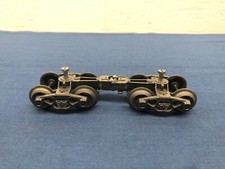 K-line Die-Cast 2 Sprung Black Trucks w/ Long Screw Pair of 2 K5001