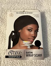 First line Evolve Black Satin Wrap Scarf