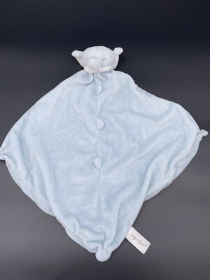 Angel Dear Small Blue Elephant Lovey Plush Baby Security Blanket