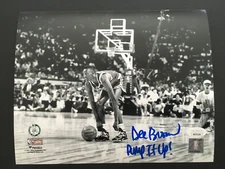 DEE BROWN 91' SLAM DUNK CHAMP  'PUMP IT UP' AUTO'D 8 X 10 PHOTO J.S.A.