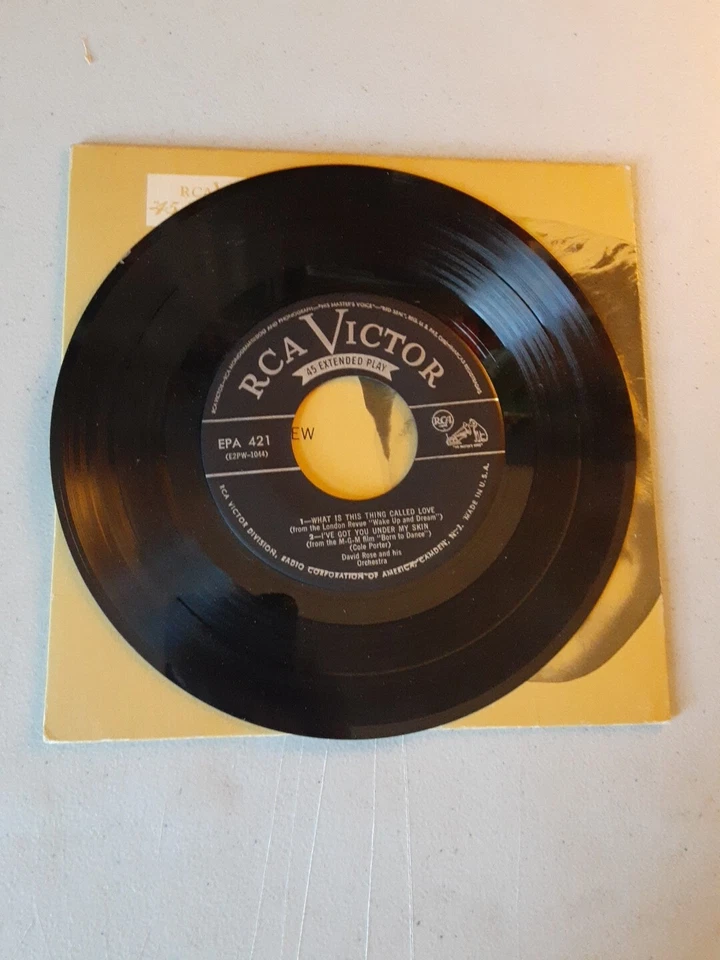 David Rose w Orchestra - Cole Porter Review Vol. II (45 rpm EP, 1950's) VG+ Foto 3 de 4
