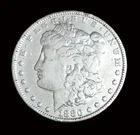 1880 MORGAN SILVER DOLLAR US $1 COIN XF, US ***Nice Bright Dollar***