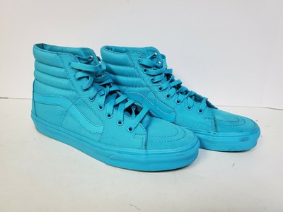 teal vans sk8 hi