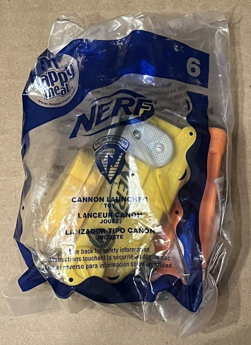2009 NERF MCDONALD'S HAPPY MEAL TOY - CANNON LAUNCHER #6