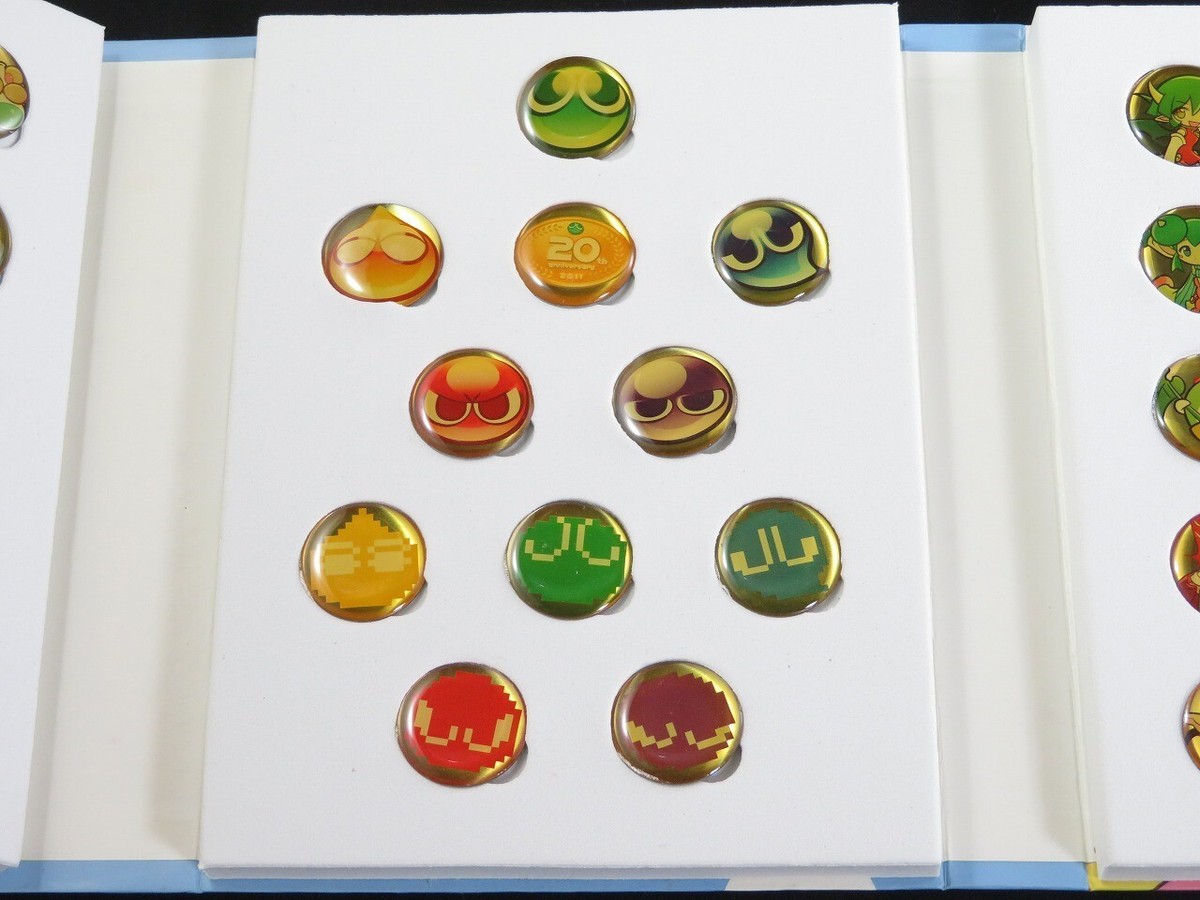 Nintendo 3DS Puyo Puyo 20th Anniversary Pins Collection SEGA No