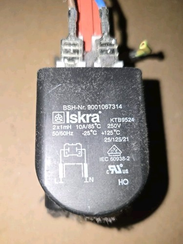 Iskra Kondensator Entstörfilter BSH 9001067314 Netzfilter für Bosch Siemens