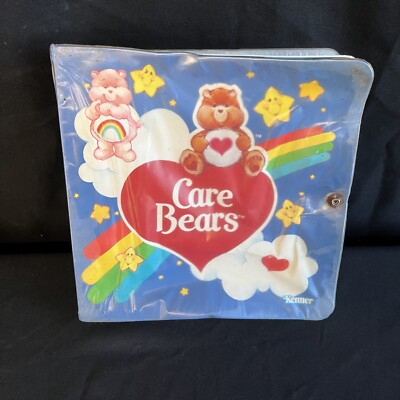 Vintage 1983 Care Bears vinyl case for PVC figures