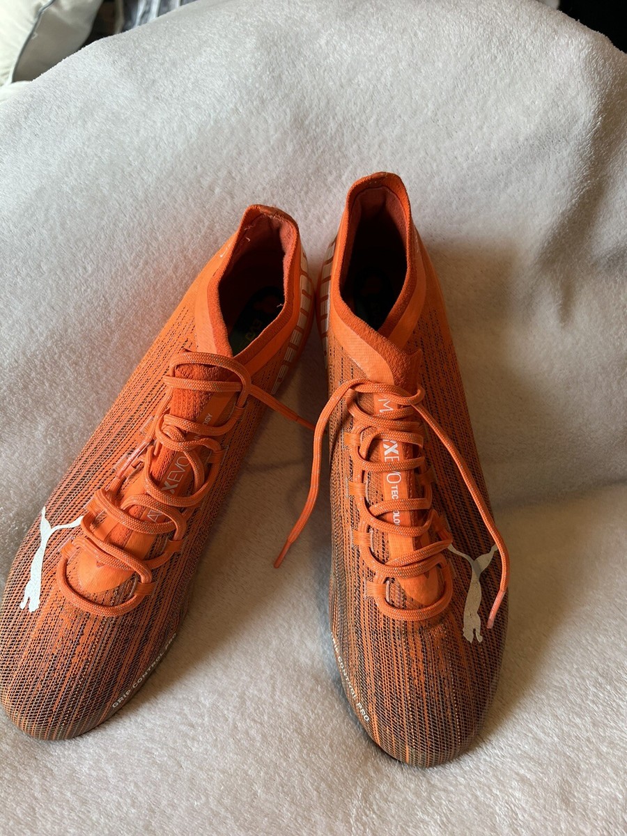 41. Orange Puma MATRYX Evo Technology Soccer Cleats Size US 10 | eBay