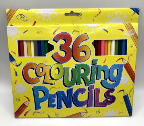 Vintage Grafix Pencil Case & Vintage Anker 36 Colouring Pencils Bundle Set - Picture 2 of 9