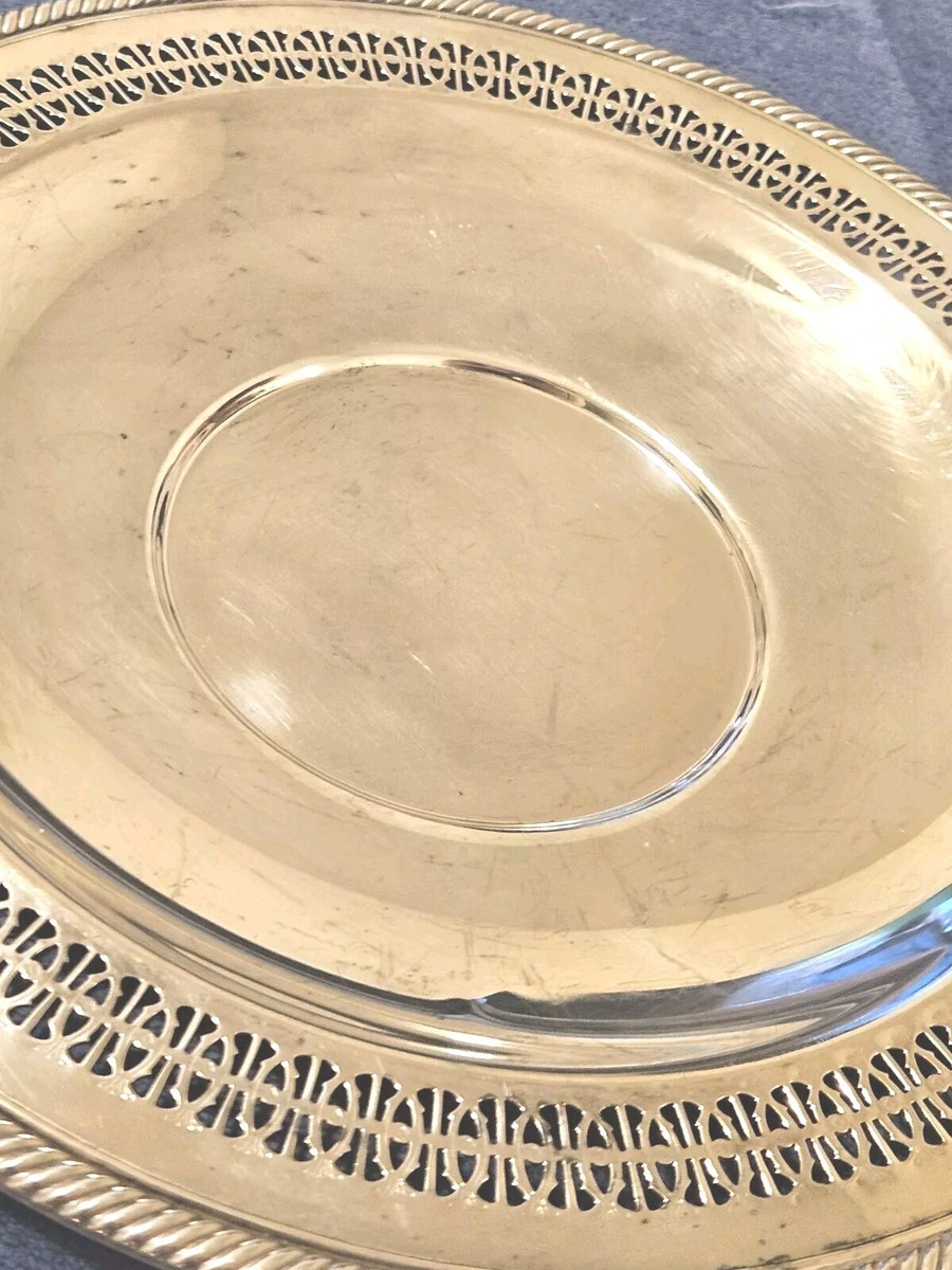 【WM.A. Rogers】 ミートプレート / サーバー 　46cm Wm. Rogers Silverplate 12