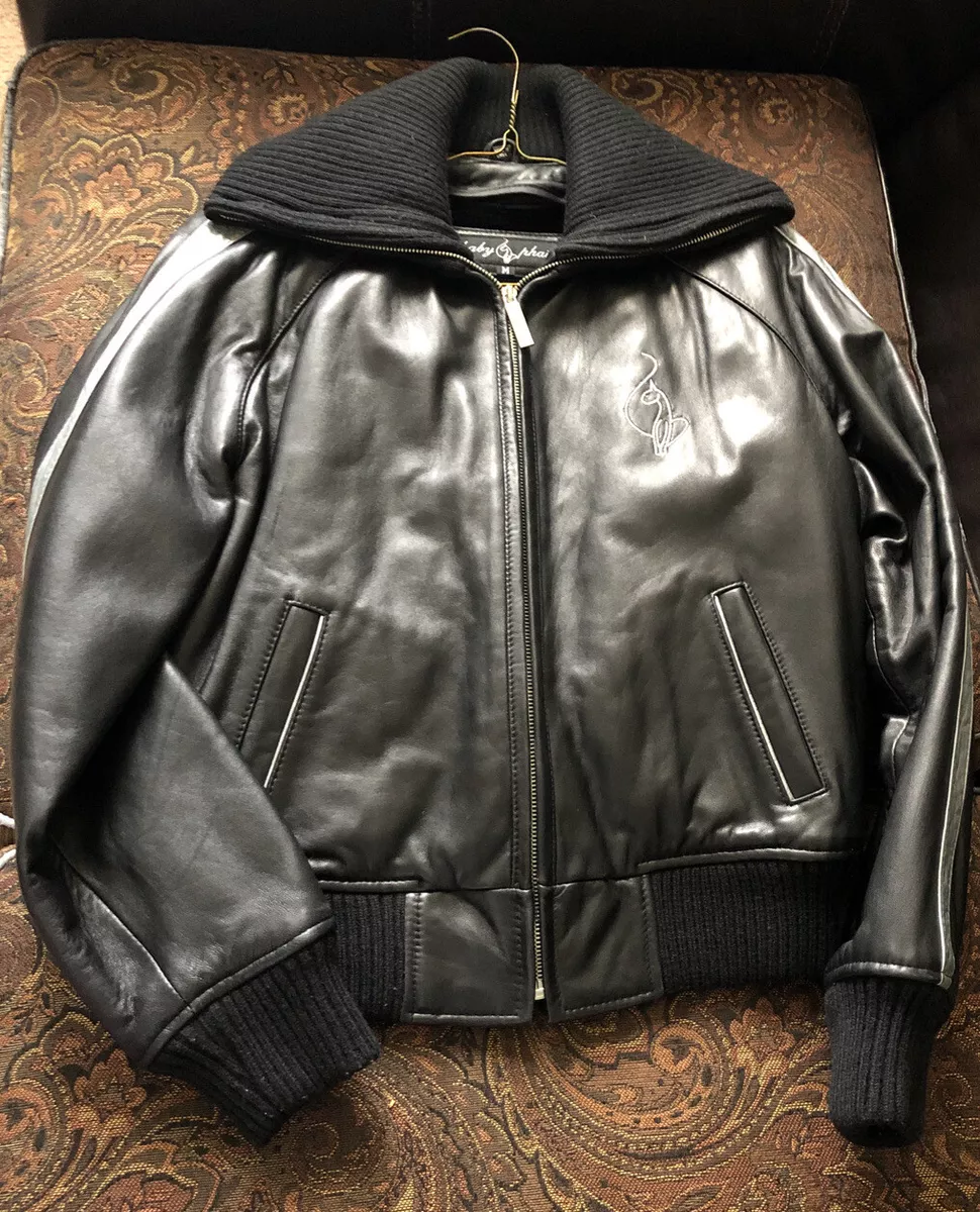 baby phat leather jacket M