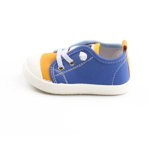 Kinder Jungen Mädchen Casual Pumps Canvas Low-Top Flache Trainer Bunte Schuhe - Bild 14 von 32
