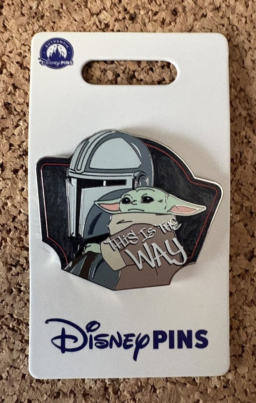 Disney  Star Wars Mandalorian Din Djarin and Grogu Pin 2026 This is the Way