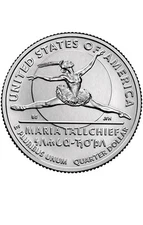 2023 D Maria Tallchief, American Women Series Uncirculated From US Mint roll.