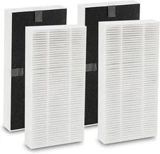 4 Pack for Febreze Air purifier Filter Replacement Dual 4 Count (Pack of 1) 