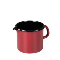 Riess Milchtopf 1L Ø12Cm Rot Emaille