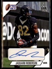 2021 Pro Set College Football #PS-JR2 Jaquarii Roberson Rookie Autographs
