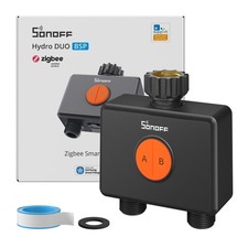 SONOFF Hydro DUO Zigbee 2-Zonen Bew&auml;sserungscomputer Durchflussmesser IP65 App
