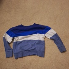Next Boys Sweatshirt Blue - White, 5-6 Years