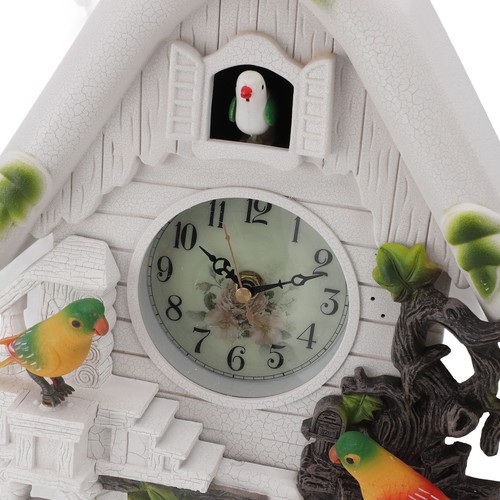 Cute Wall Clock Bird Voices Cuckoo Clock On Time Alarm For Living Room For Kids - Picture 5 of 12