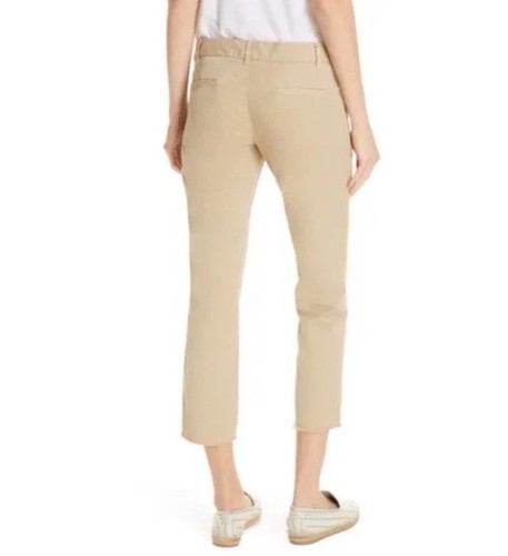 Pantalones para mujer Nili Lotan 10 East Hampton Desert Sand Stripe pantalones minimalistas - Imagen 12 de 13