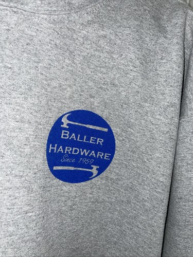 Rare Baller Hardware 65th Anniversary Hoodie Sz XL Silver Lake Los Angeles - Picture 2 of 12