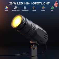 1-10X 20W LED Pinspot RGBW Bühnenlicht Discokugel Strahler Punktstrahler Disco
