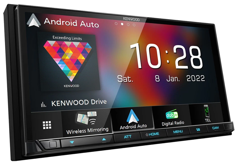 Kenwood DMX8021DABS Doppel-DIN MP3-Autoradio Touchscreen Bluetooth DAB USB Carpl - Bild 2 von 4